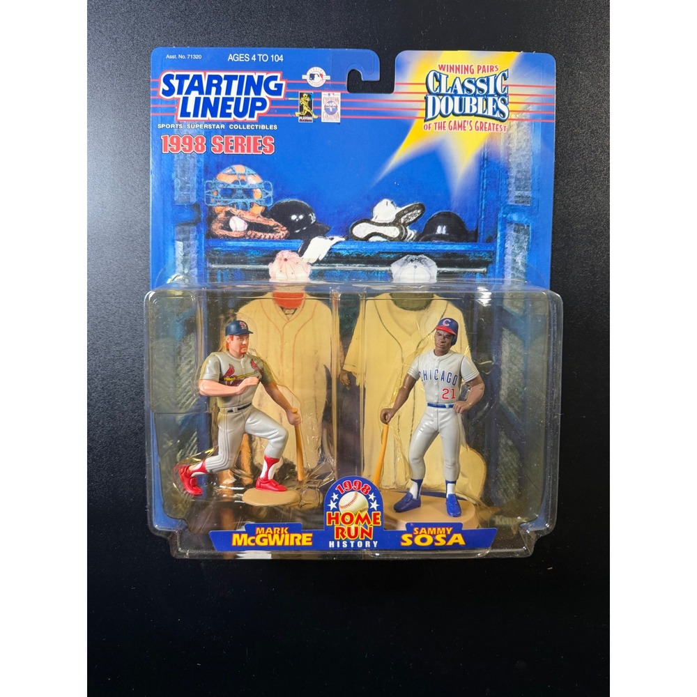 Starting Lineup 1998 Mark McGwire Sammy Sosa Classic Doubles MLB Kenner Figures